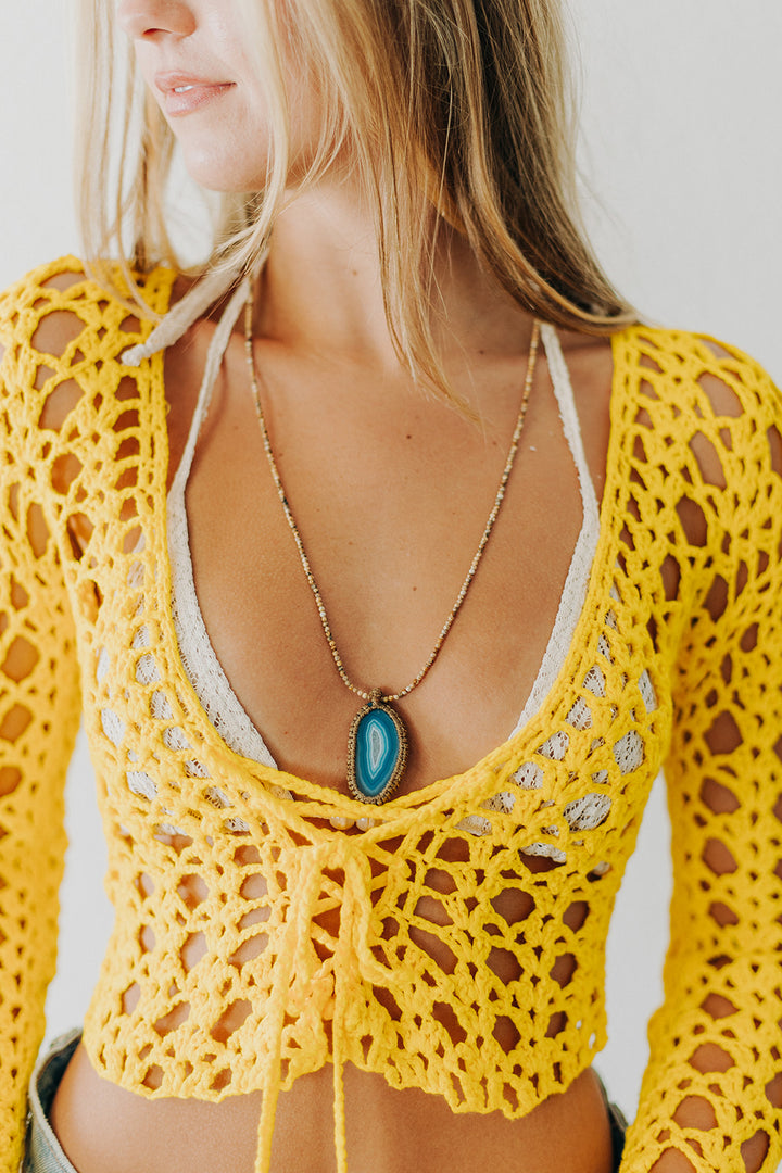Back in Action Crochet Top