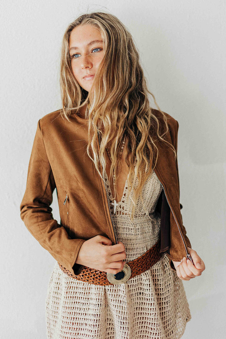 Lone Star Faux Suede Jacket