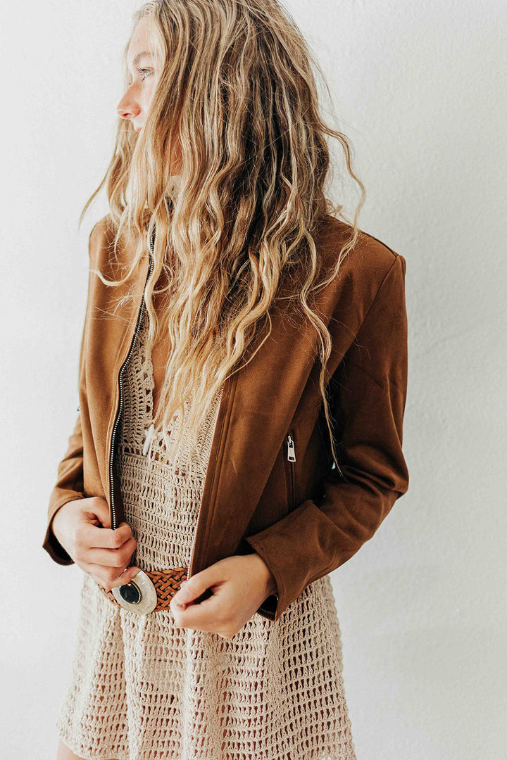 Lone Star Faux Suede Jacket