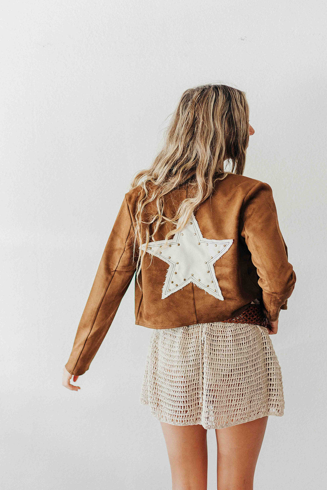Lone Star Faux Suede Jacket