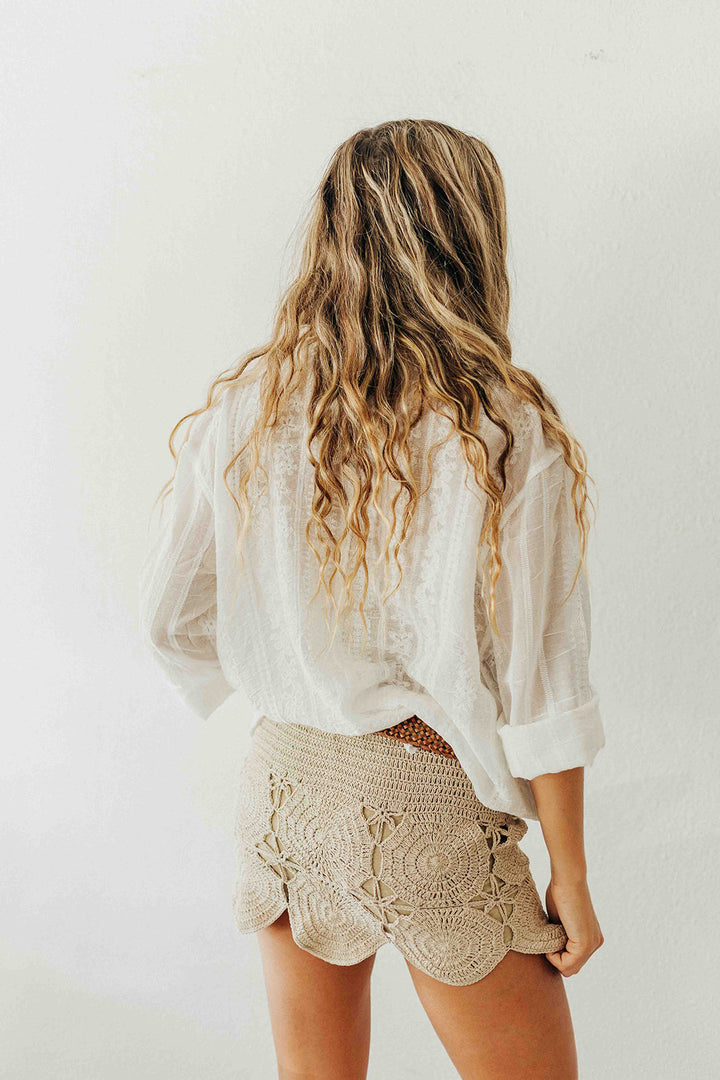 Suri Crochet Mini Skirt
