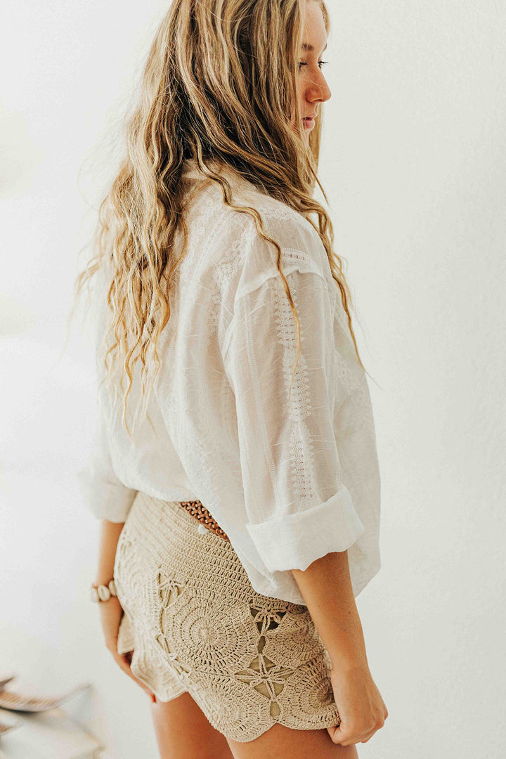 Suri Crochet Mini Skirt