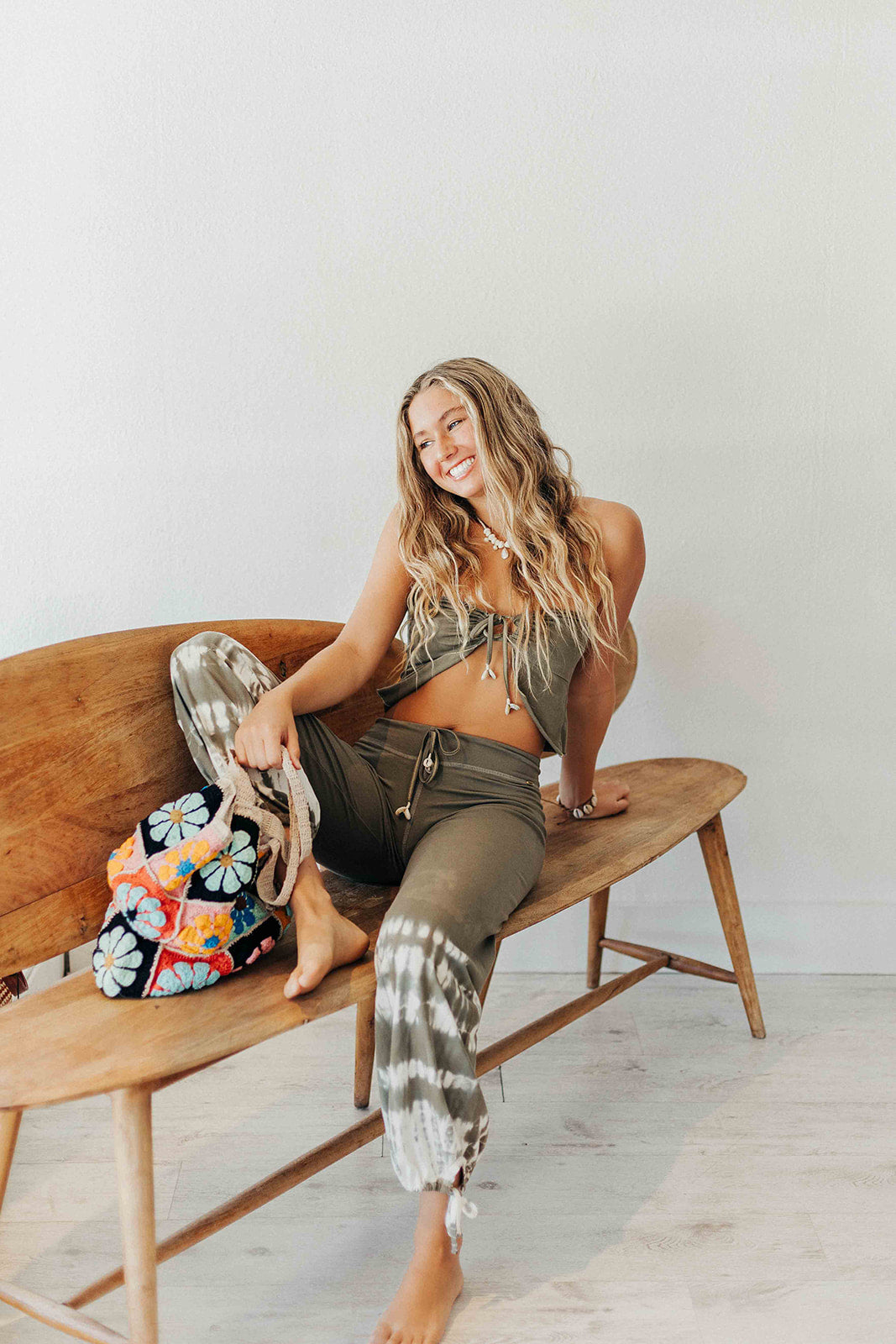 Palm Haze Gaucho Pants