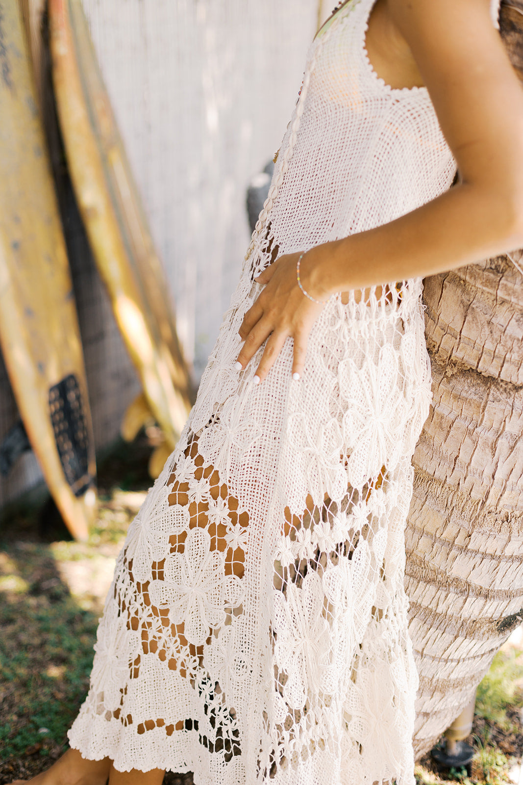 Salt Breeze Crochet Dress