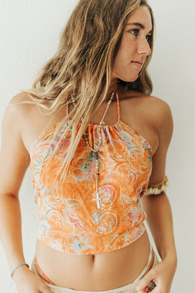 Apricot Bloom Top