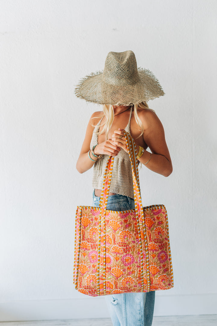 Naranja Block Print Bag