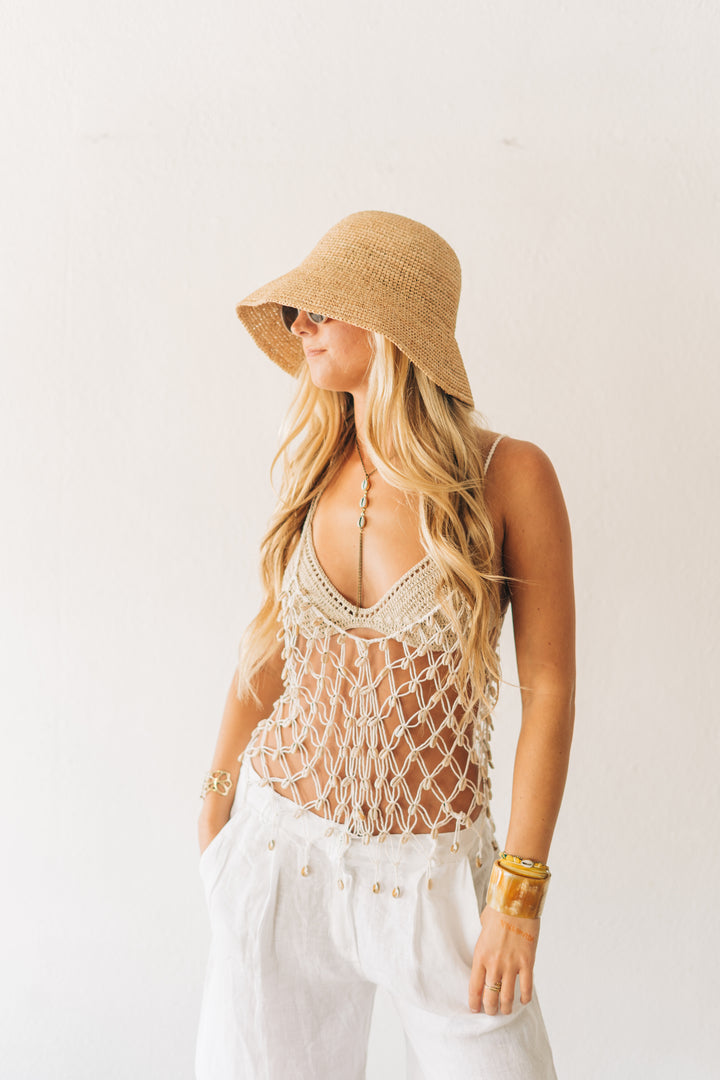 Aire Macramé Top