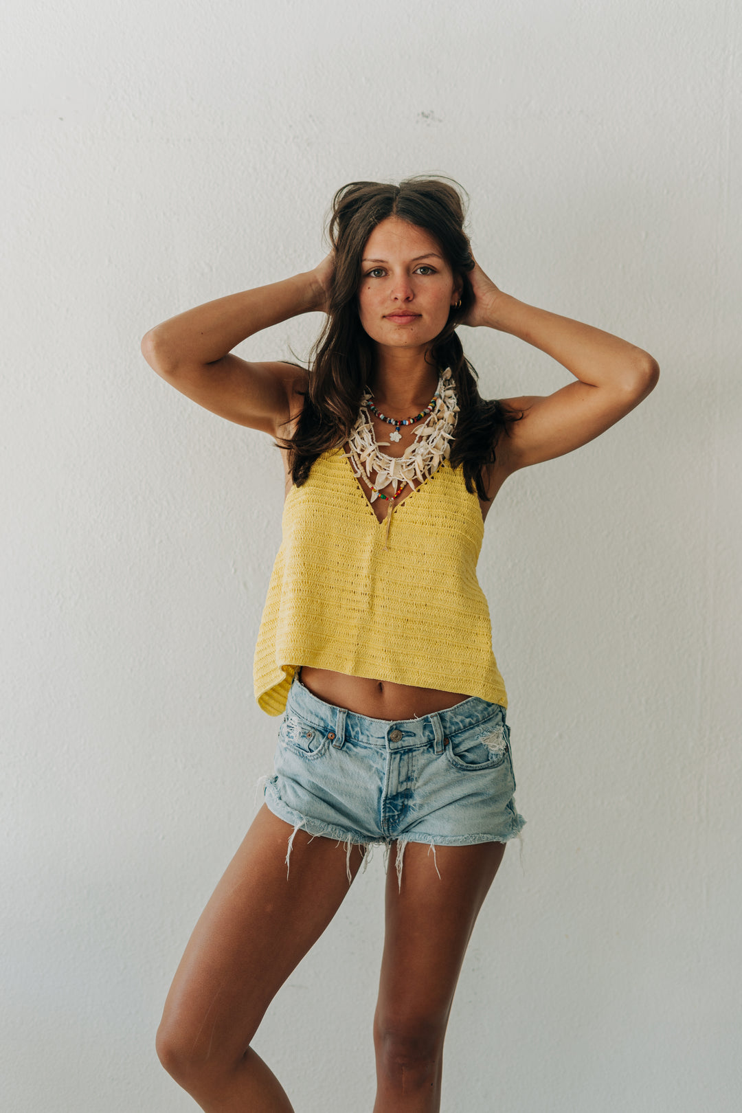 Soleil Halter Crochet Top