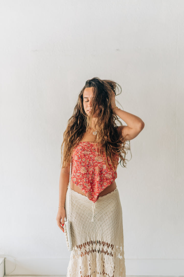Spring Scarf Top