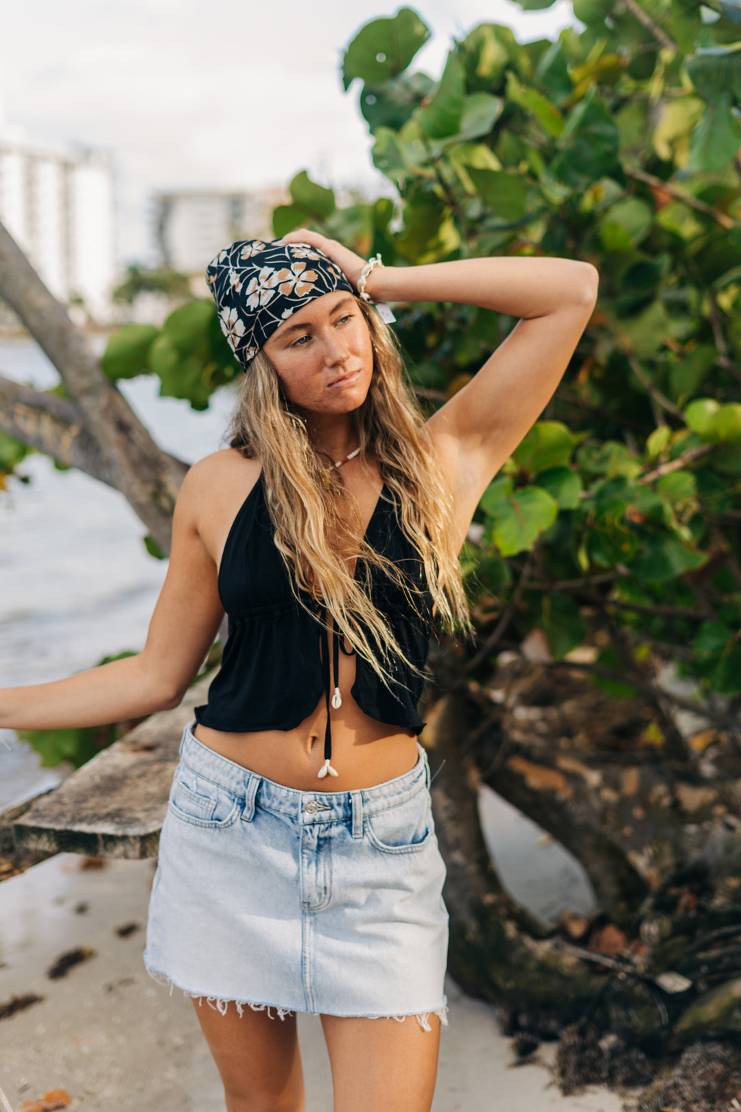 Cowrie Shell Halter Top