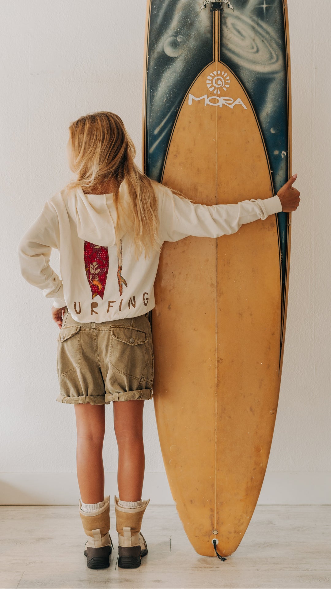 Soul Surf Kantha Appliqué Hoodie