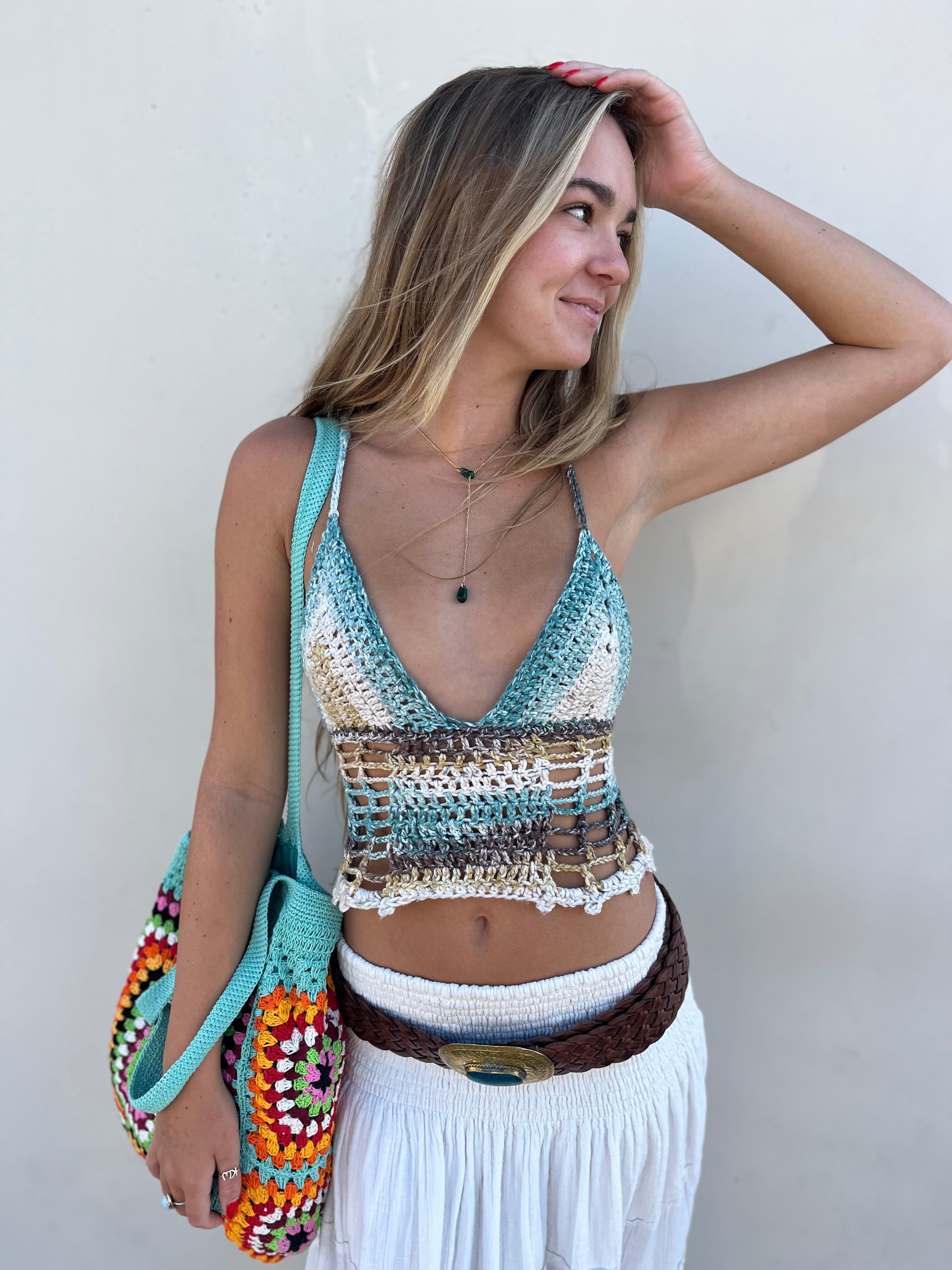 Talking To The Moon Crochet Top | Mora Girls