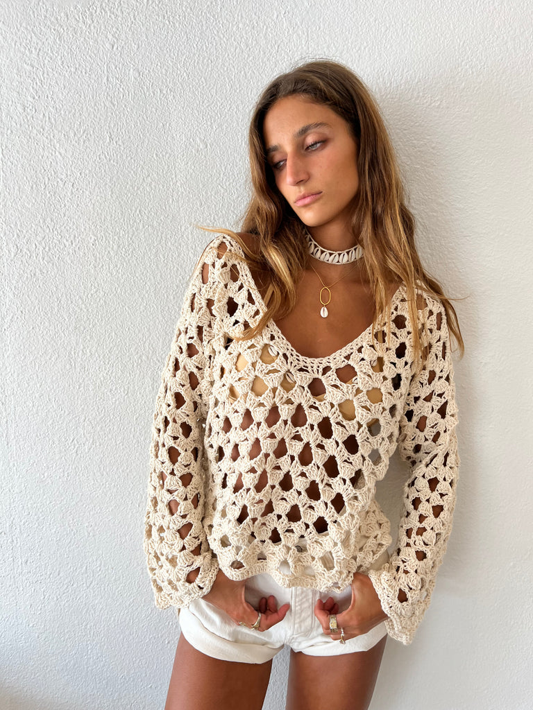Solanas Crochet Sweater
