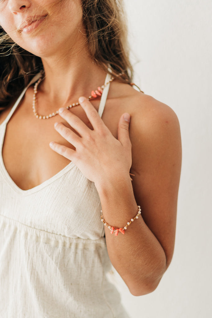 Single Coral Bracelet