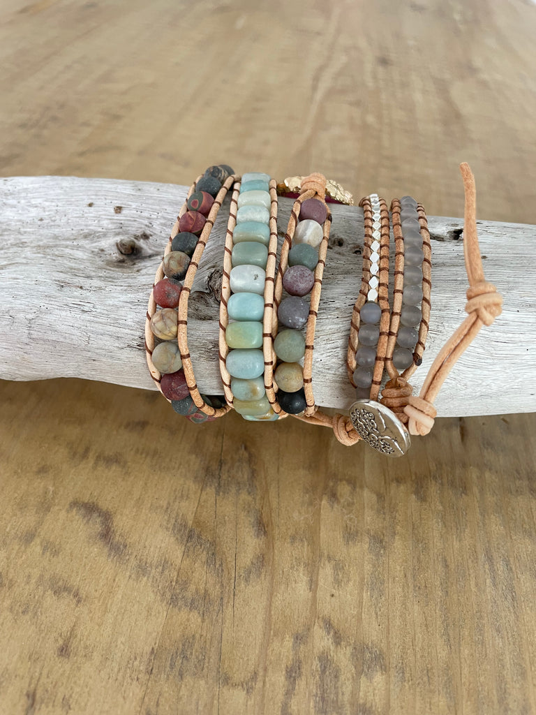 Drusy Wrap Bracelet