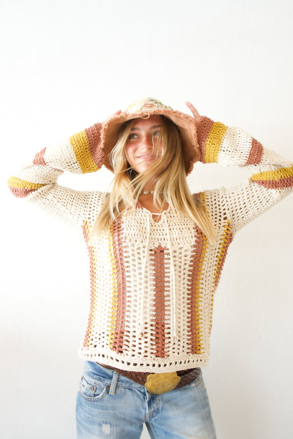 Natural Ways Crochet Hoodie