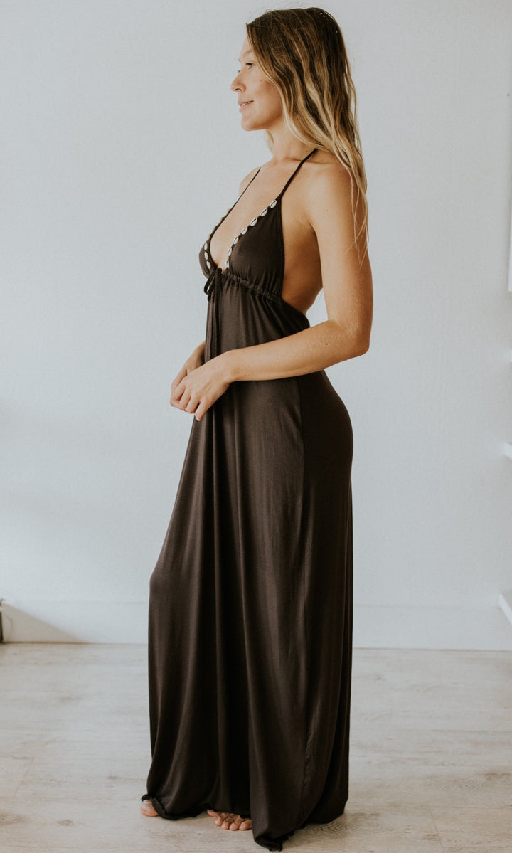 Cocoa Brown Maxi Dress