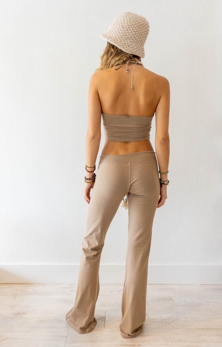 Taupe Flare Pants